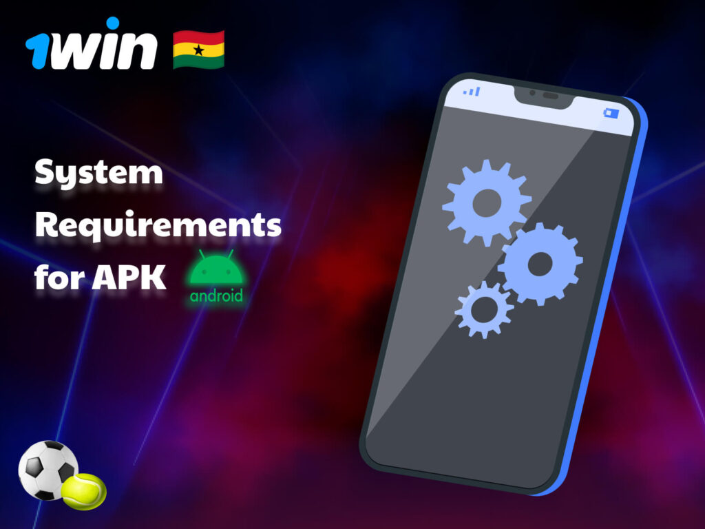 1Win Android app system requirements — minimum OS, storage, RAM, and processor details for smooth performance.