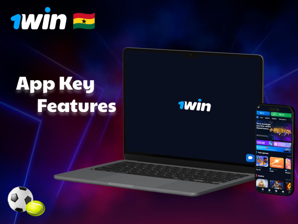 1Win app key features for Ghana — sports betting, casino games, mobile payments, and multilingual support