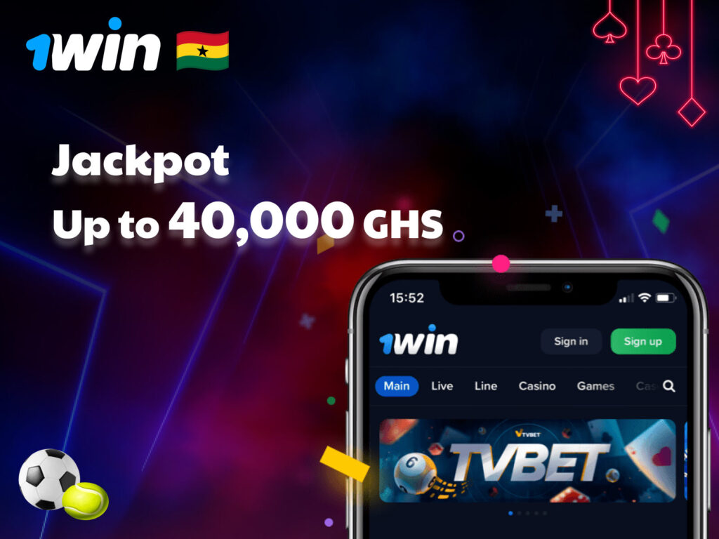 1Win TVBET jackpots in Ghana — win up to 40,000 GHS across Game, 1Win, and Mega Jackpots.